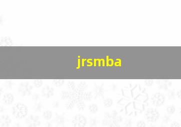 jrsmba